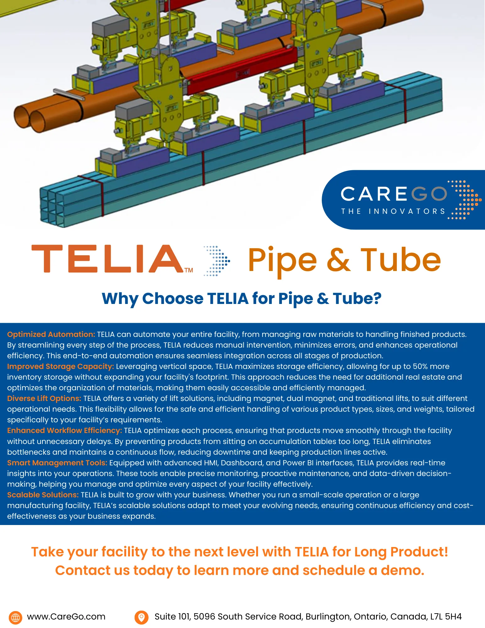 TELIA für die Rohrproduktion - Teil 2